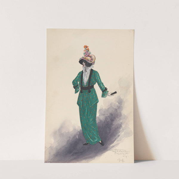 Woman’s costume (1914) by Will R. Barnes