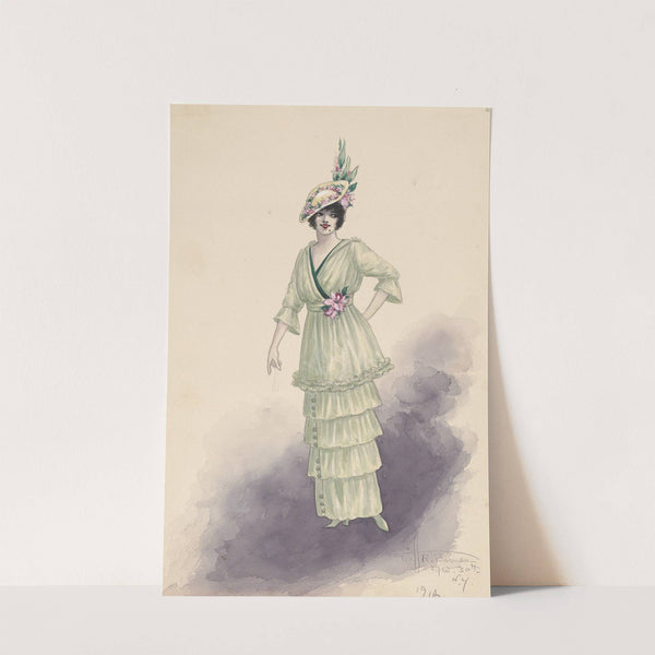 Woman's costume by Will R. Barnes