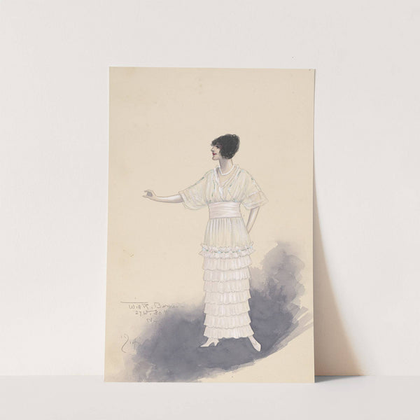 Woman's costume by Will R. Barnes