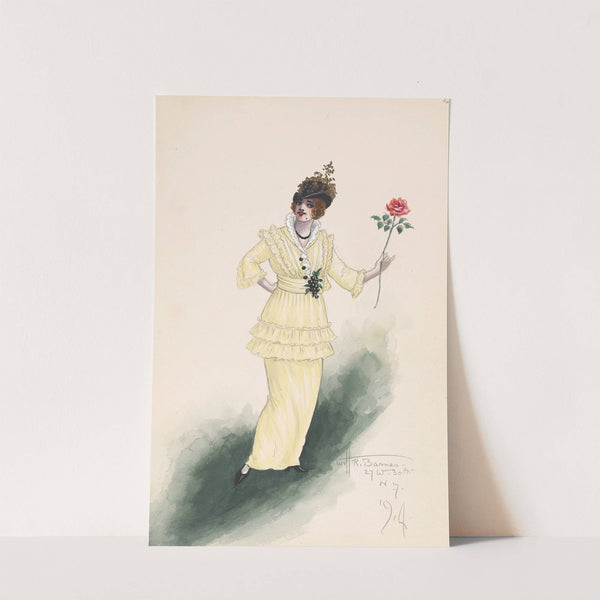 Woman's costume by Will R. Barnes