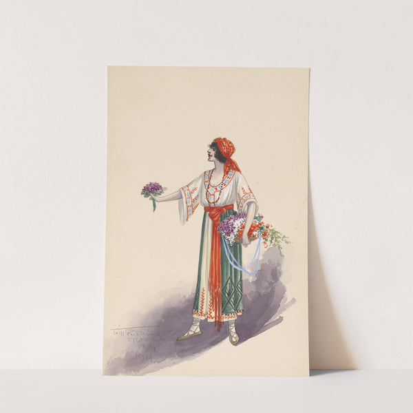 Woman's costume by Will R. Barnes