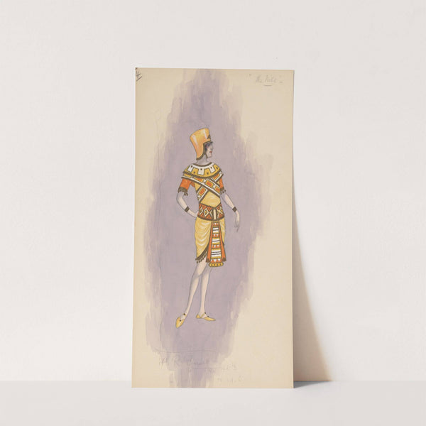 Woman's costume; Short yellow dress, 4 by Will R. Barnes