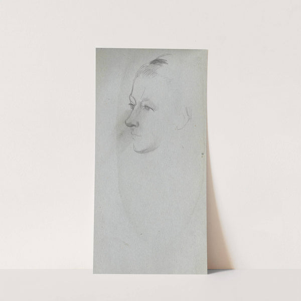 Woman’s Face (1860s) by Ernest Meissonier