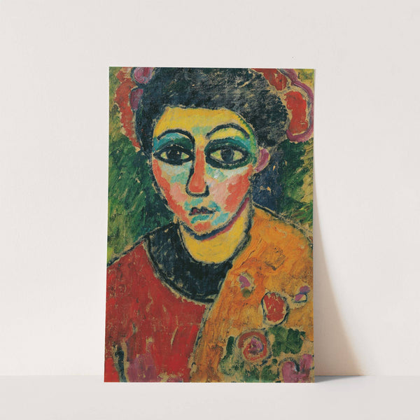 Woman's face by Alexej von Jawlensky