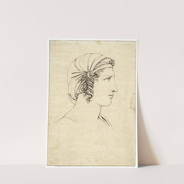 Woman’s head by David Humbert de Superville