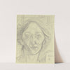 Woman's head by Umberto Boccioni