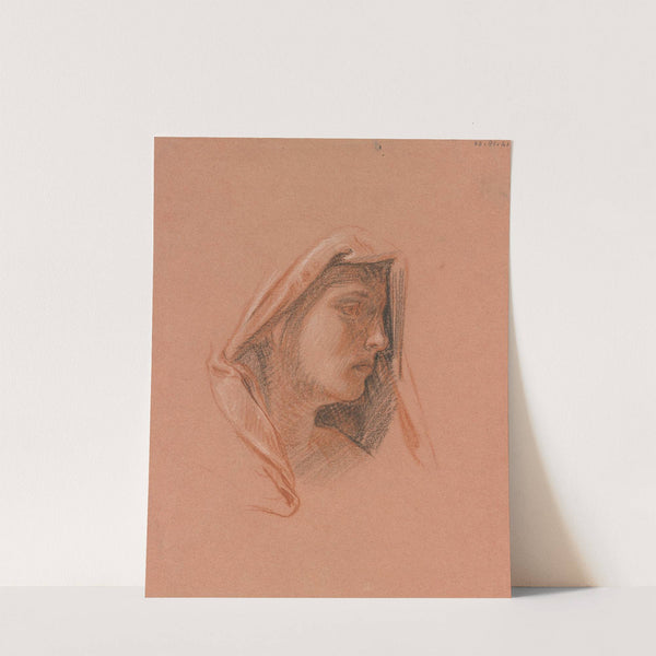 Woman’s Head by Elihu Vedder