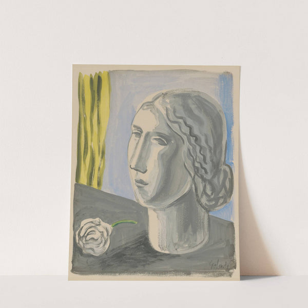 Woman's head by Mikuláš Galanda