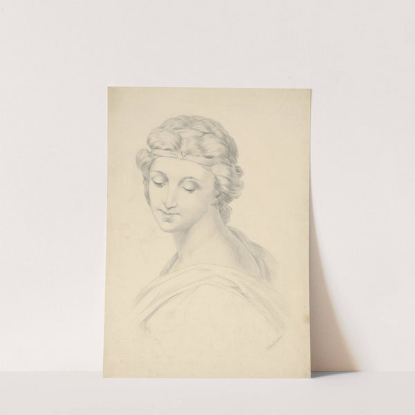 Woman's head by František Klimkovič