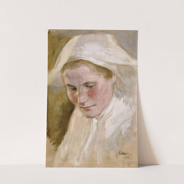 Woman’s Head (1904) by Albert Edelfelt