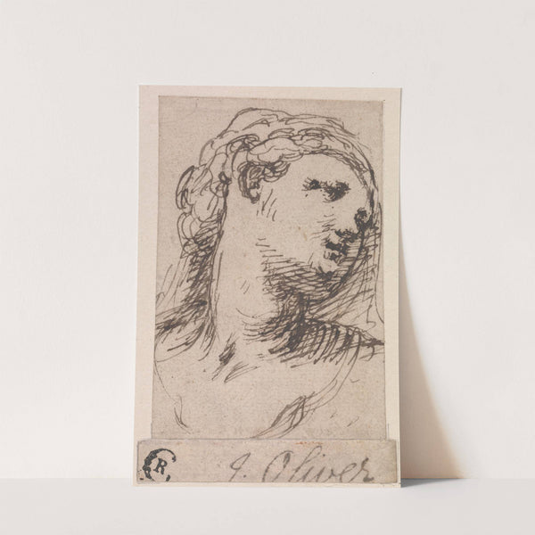 Woman's Head Inclined to the Right by Isaac Oliver