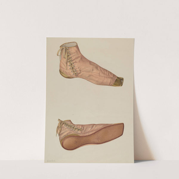 Woman's Silk Shoe by H. Langden Brown