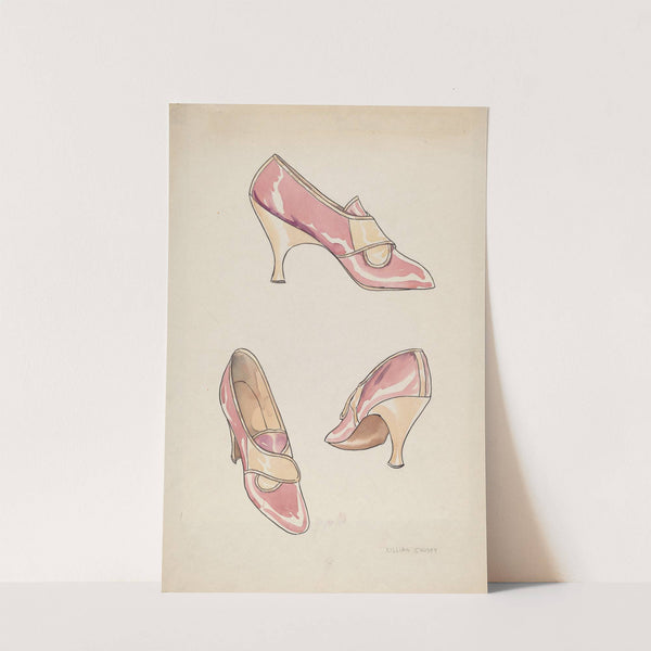 Woman’s Slippers (c. 1936) by Lillian Causey