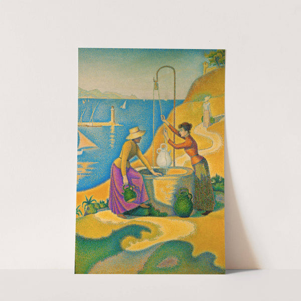 Women at the Well (1892) by Paul Signac