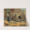Women Baking Bread by Carl Moon