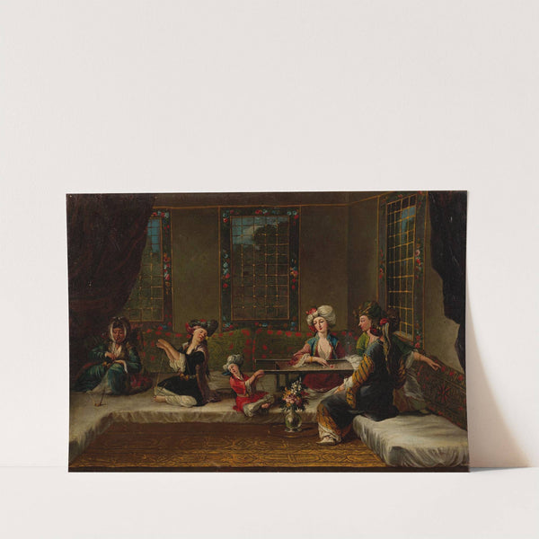 Women Embroidering by The Vanmour School