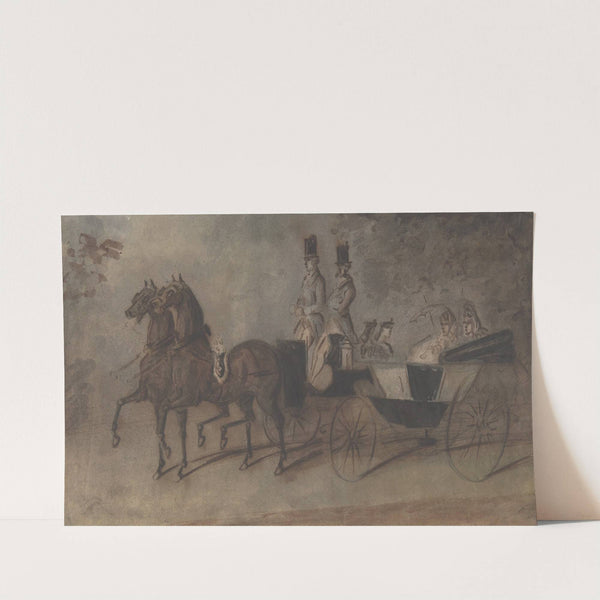 Women in a Carriage by Constantin Guys