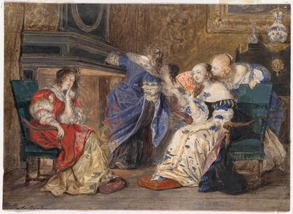 Women in an Interior
