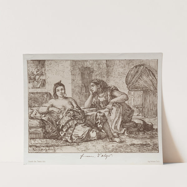 Women of Algiers (1833) by Eugène Delacroix