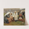 Women Outside The Church At Ruokolahti (1887) by Albert Edelfelt