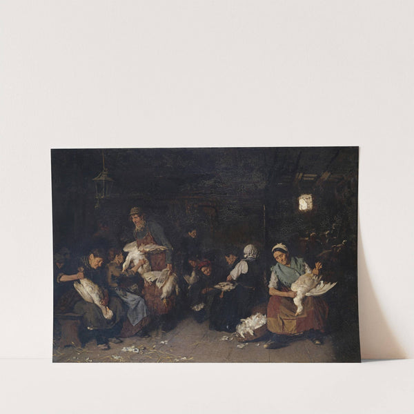 Women Plucking Geese (1871-1872) by Max Liebermann