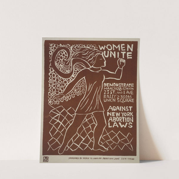 Women unite Demonstrate March 28 ... against New York abortion laws. by Lucia Vernarelli