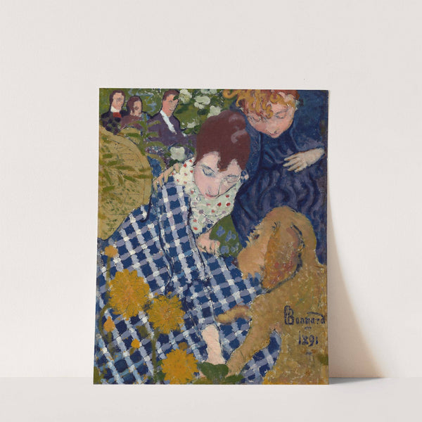 Women With A Dog by Pierre Bonnard