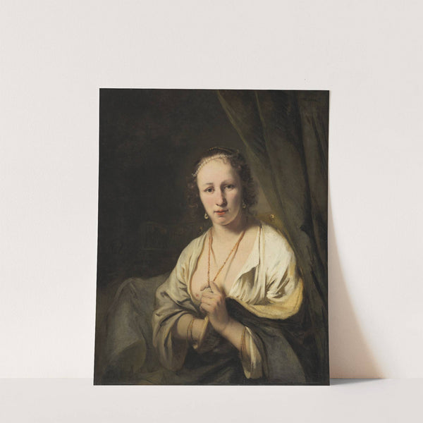 Women with Pearls in her Hair (ca 1653) by Ferdinand Bol