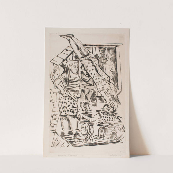 Women’s Bath (1922) by Max Beckmann