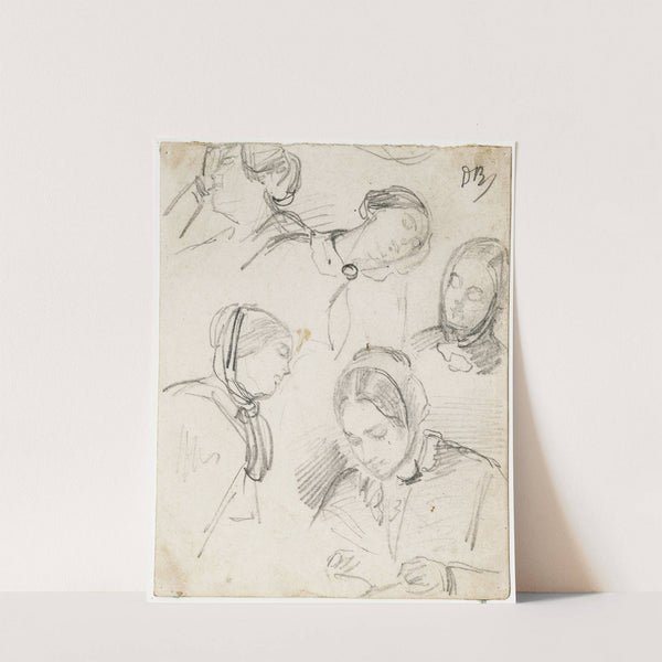 Women’s heads by David Bles