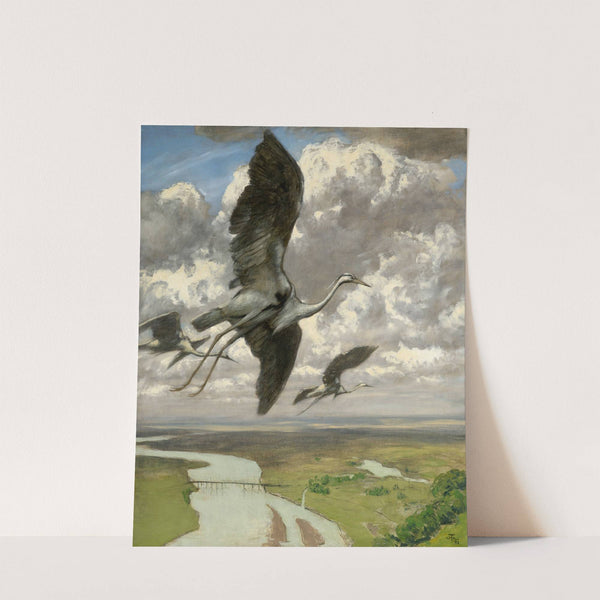 Wondrous birds (1892) by Hans Thoma