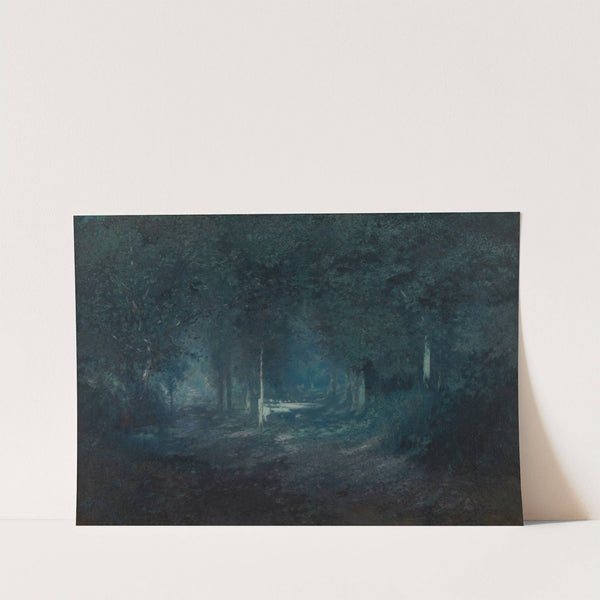 Wood by Moonlight by Adrien-Joseph Heymans