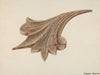 Wood Carving – Scroll (c. 1939)