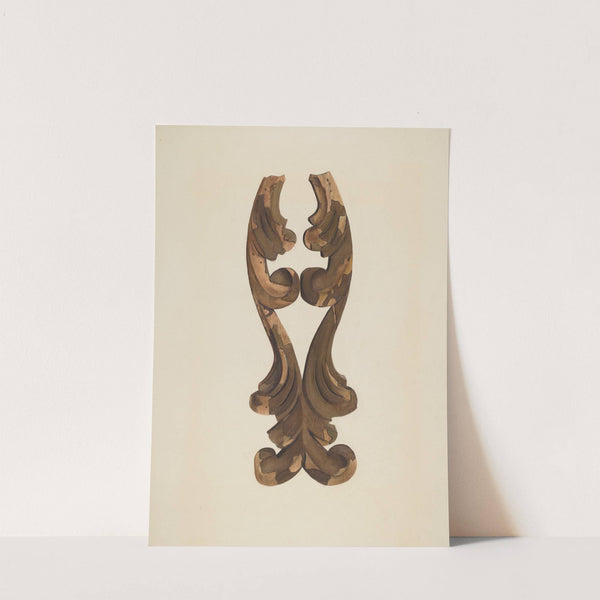 Wood Carving - Scroll by Lionel Ritchey
