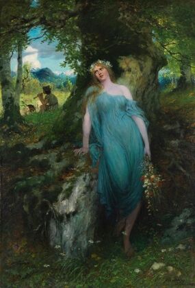 Wood nymph and shepherd