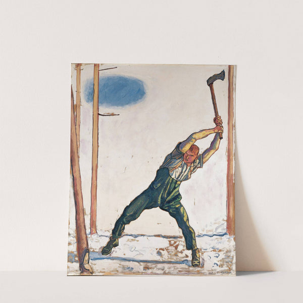 Woodcutter (1910) by Ferdinand Hodler