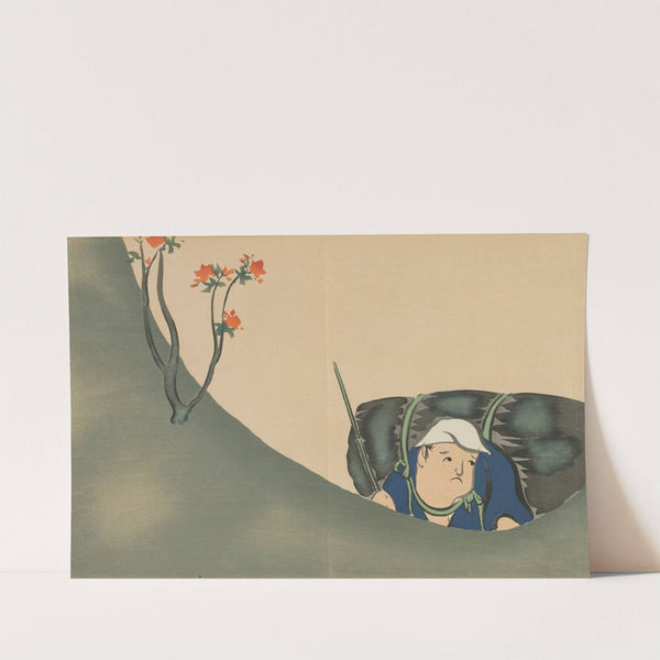 Woodcutter (Shomu) (1909-1910) by Kamisaka Sekka