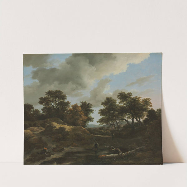 Wooded and Hilly Landscape (1660s) by Jacob van Ruisdael