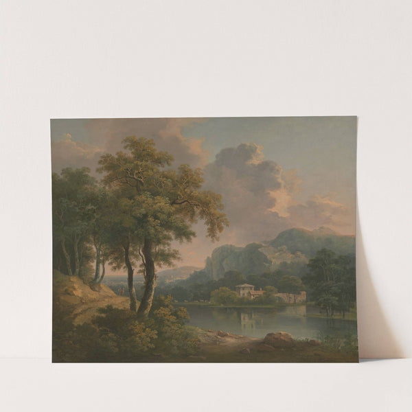 Wooded Hilly Landscape by Abraham Pether