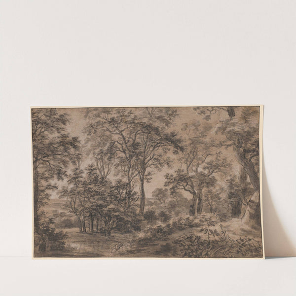 Wooded Landscape (after 1648) by Antonie Waterloo