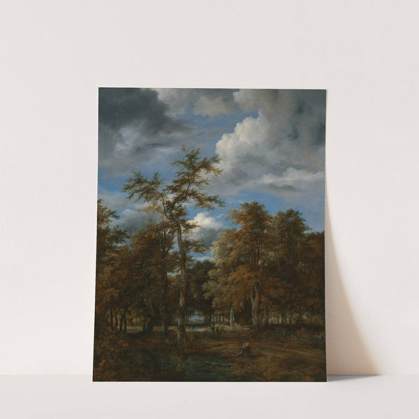 Wooded landscape by Jacob van Ruisdael