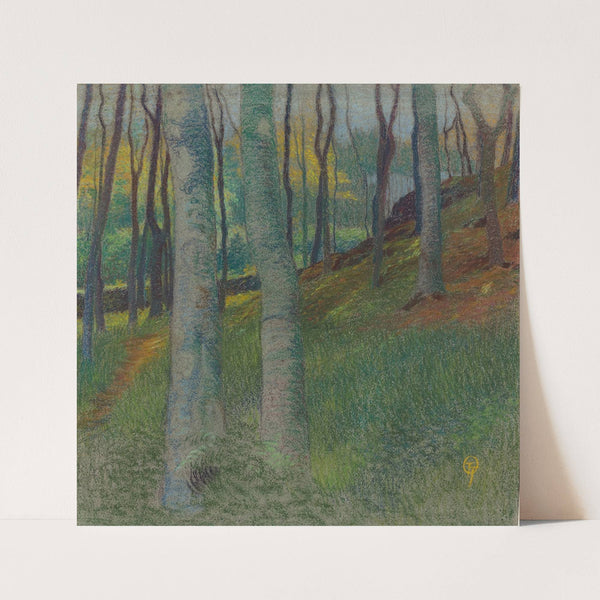 Wooded Landscape (c. 1905) by Lucien Ott