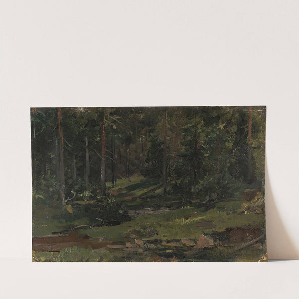 Wooded Landscape by Gerhard Munthe