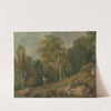 Wooded Landscape with a Boy and his Dog by George Barret