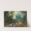Wooded landscape with travellers by Jan Brueghel The Elder