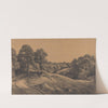 Wooded Slope with a Receding Road by John Constable