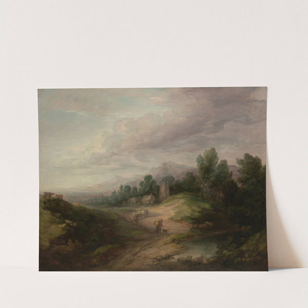 Wooded Upland Landscape by Thomas Gainsborough