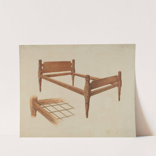 Wooden Bed by Al Curry