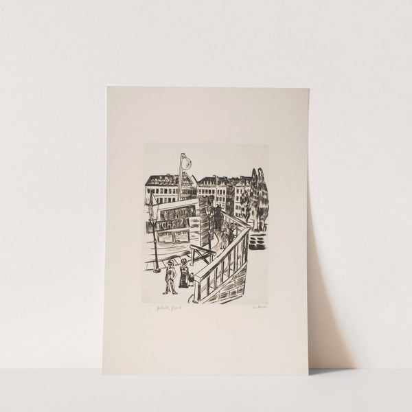 Wooden Bridge (1922) by Max Beckmann