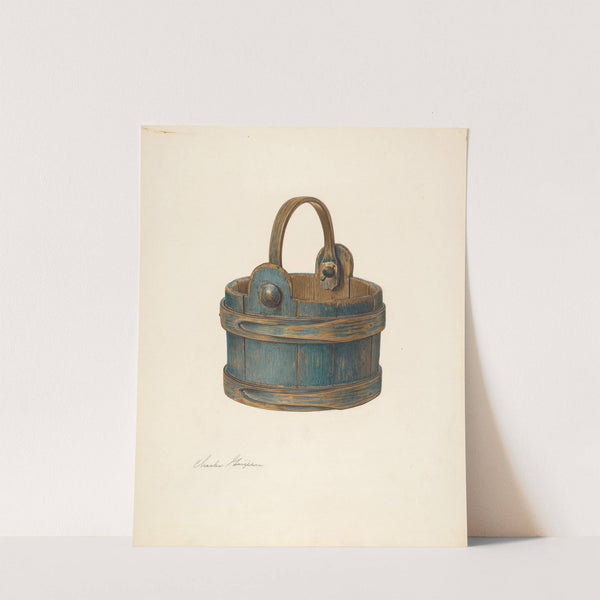 Wooden Bucket by Charles Garjian